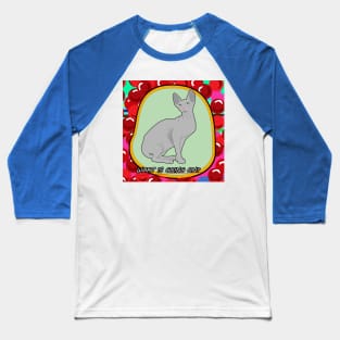 Sphinx Cat Baseball T-Shirt